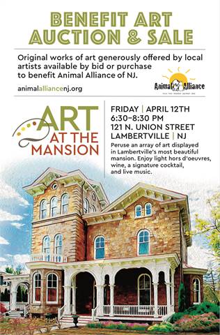 Art at the Mansion: Animal Alliance Benefit Art Auction & Sale