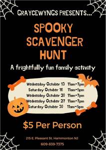Spooky Scavenger Hunt & Haunted House @ Graycewyngs Gardens & Interiors