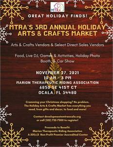 MTRA's 3rd Annual Holiday Arts & Crafts Market