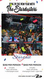 RING IN THE NEW YEAR AT ELLEN'S STARDUST DINER