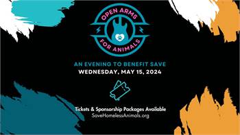 Open Arms for Animals - Benefit for SAVE, A Friend to Homeless Animals at Triumph Brewing Company