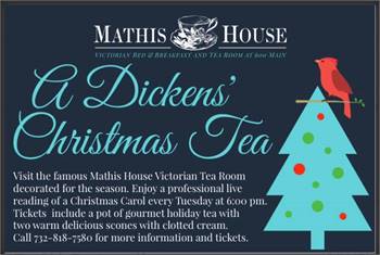 Christmas Carol Tea Party @ The Mathis House