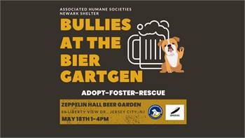 Associated Humane Society - Newark Branch - Bullies at the Biergarten at Zeppelin Hall 